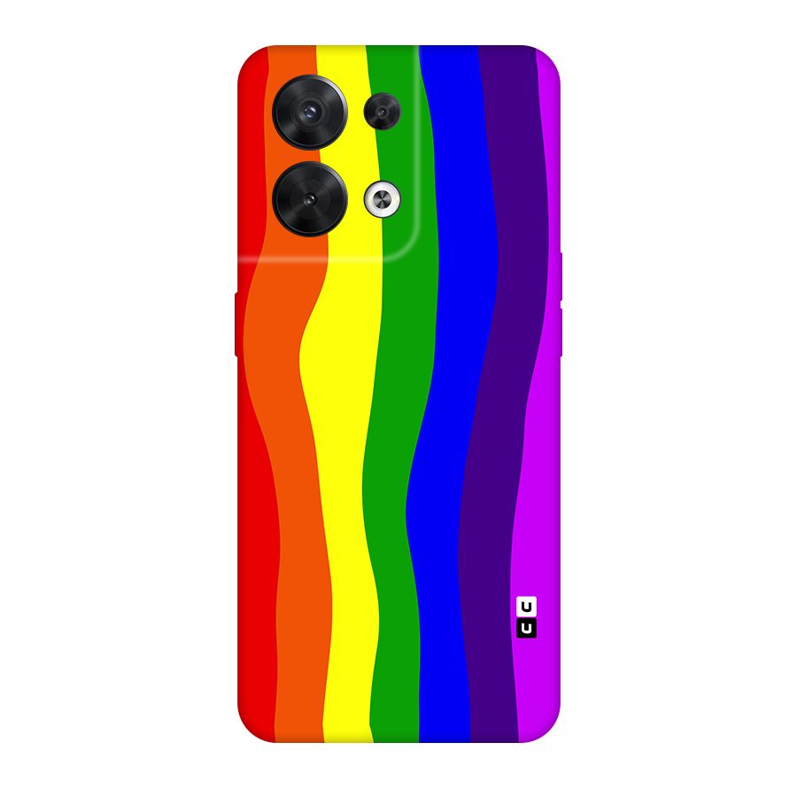 Rainbow Curves Original Polycarbonate Back Case for Oppo Reno8 5G