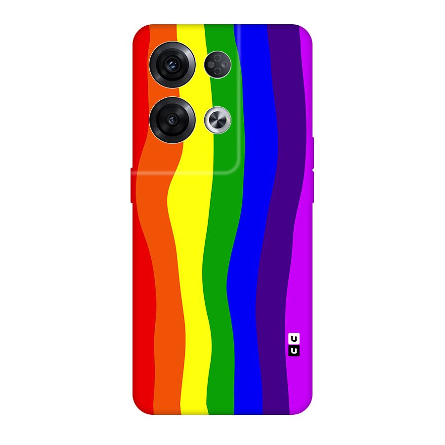 Rainbow Curves Original Polycarbonate Back Case for Oppo Reno8 Pro 5G