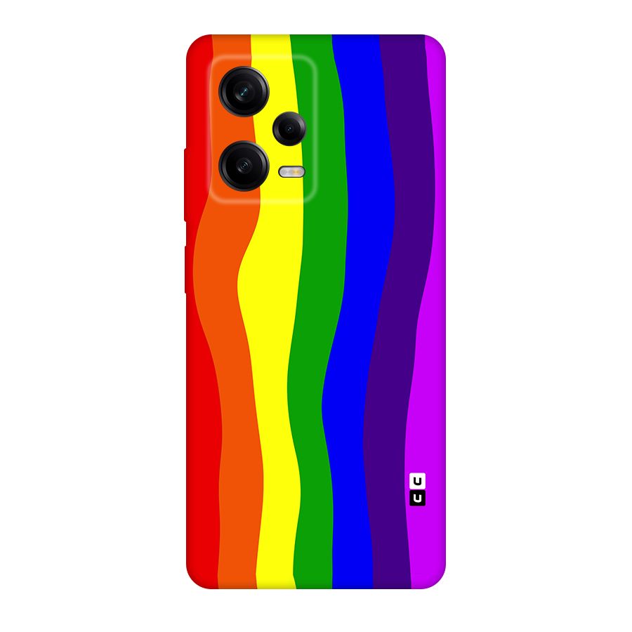 Rainbow Curves Original Polycarbonate Back Case for Redmi Note 12 Pro