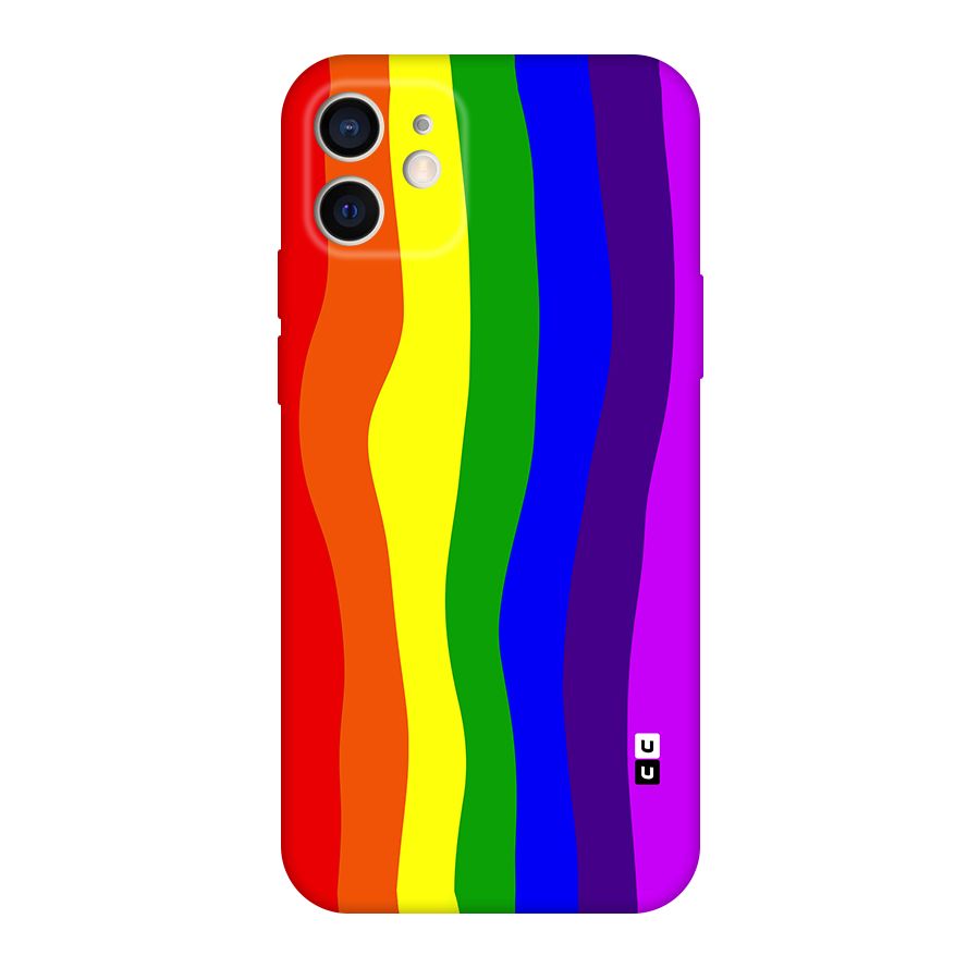 Rainbow Curves Original Polycarbonate Back Case for iPhone 12