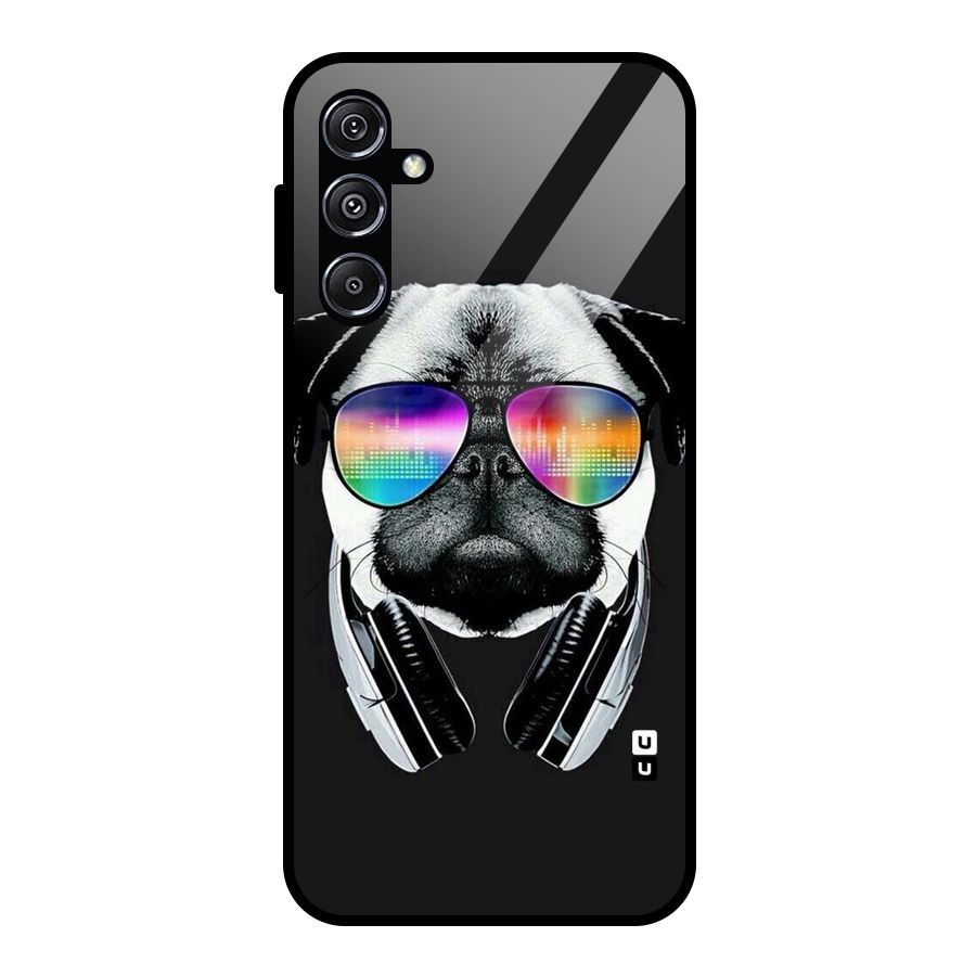 Rainbow Dog Swag Glass Back Case for Galaxy M34 5G