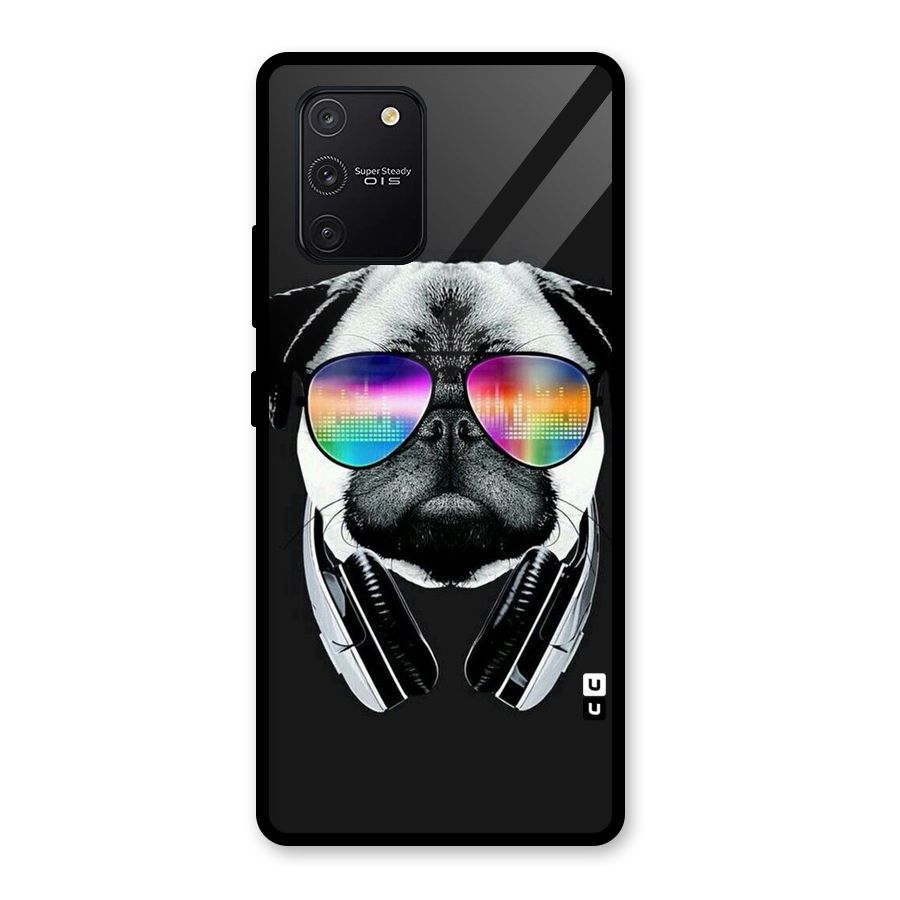 Rainbow Dog Swag Glass Back Case for Galaxy S10 Lite