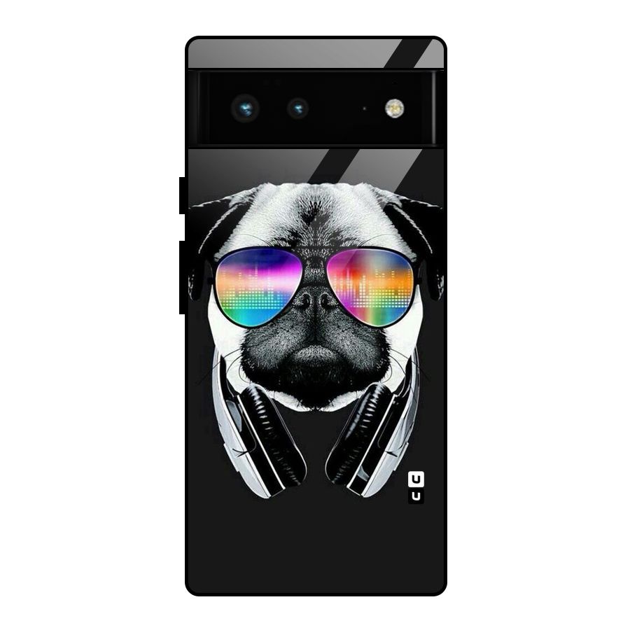 Rainbow Dog Swag Glass Back Case for Google Pixel 6