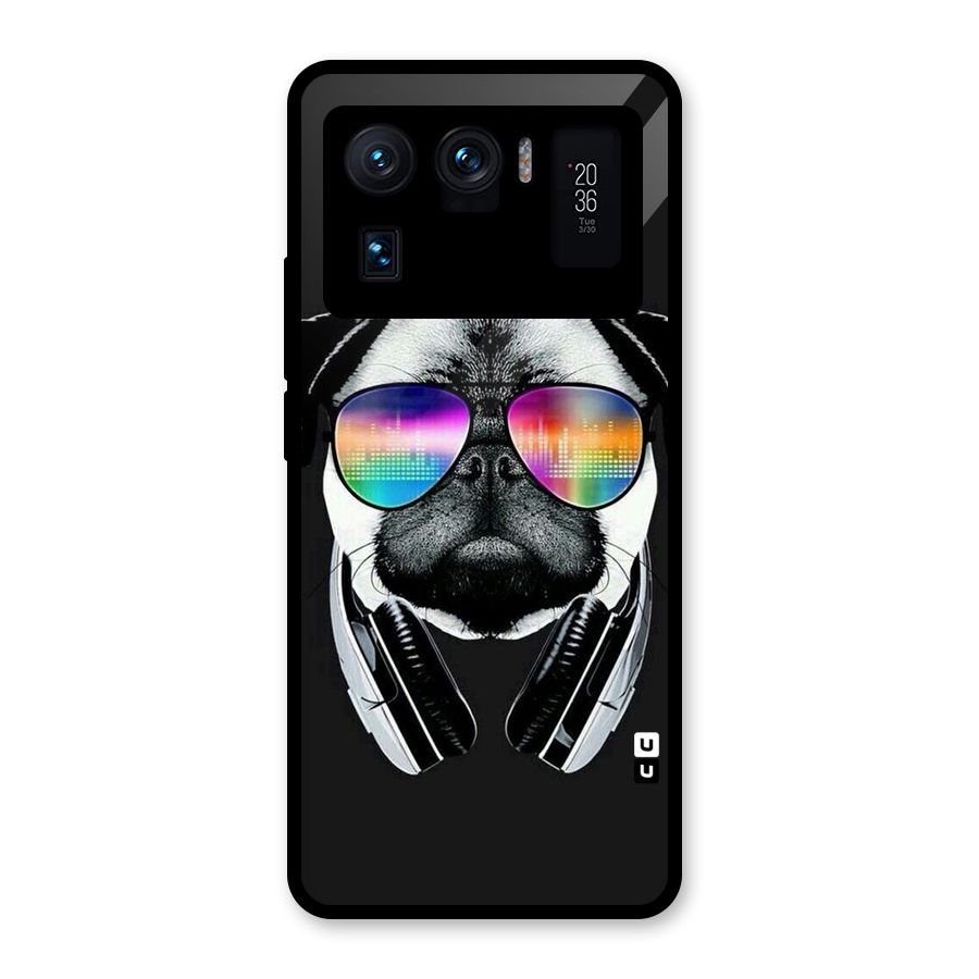 Rainbow Dog Swag Glass Back Case for Mi 11 Ultra