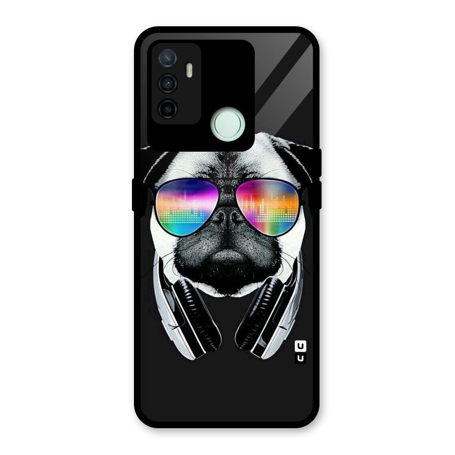 Rainbow Dog Swag Glass Back Case for Oppo A53