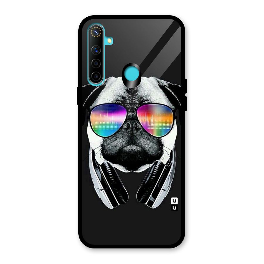 Rainbow Dog Swag Glass Back Case for Realme 5