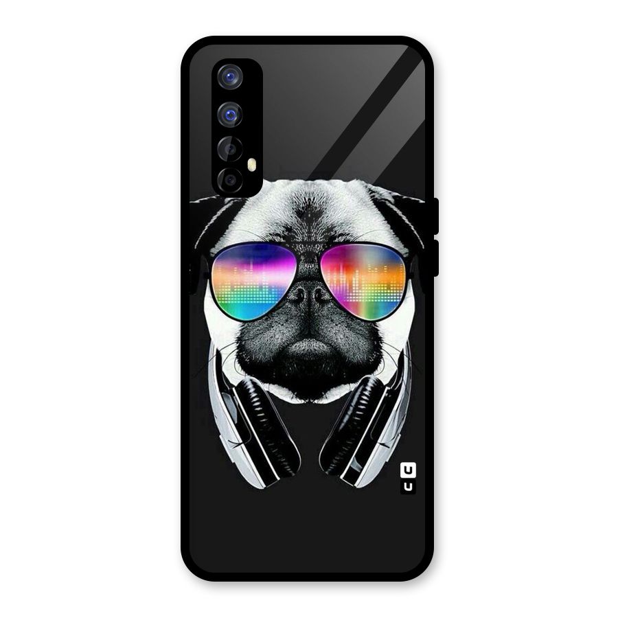 Rainbow Dog Swag Glass Back Case for Realme 7
