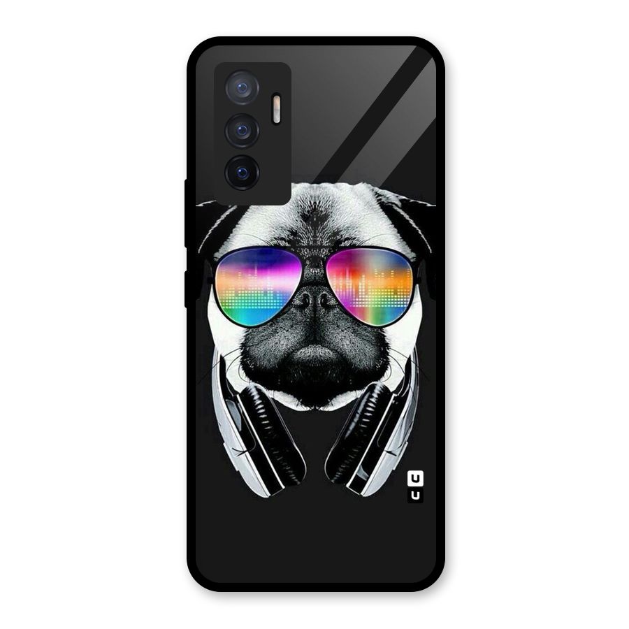 Rainbow Dog Swag Glass Back Case for Vivo V23e