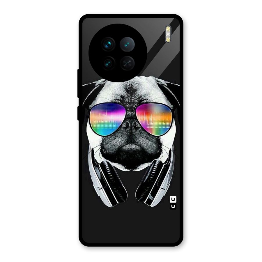 Rainbow Dog Swag Glass Back Case for Vivo X90