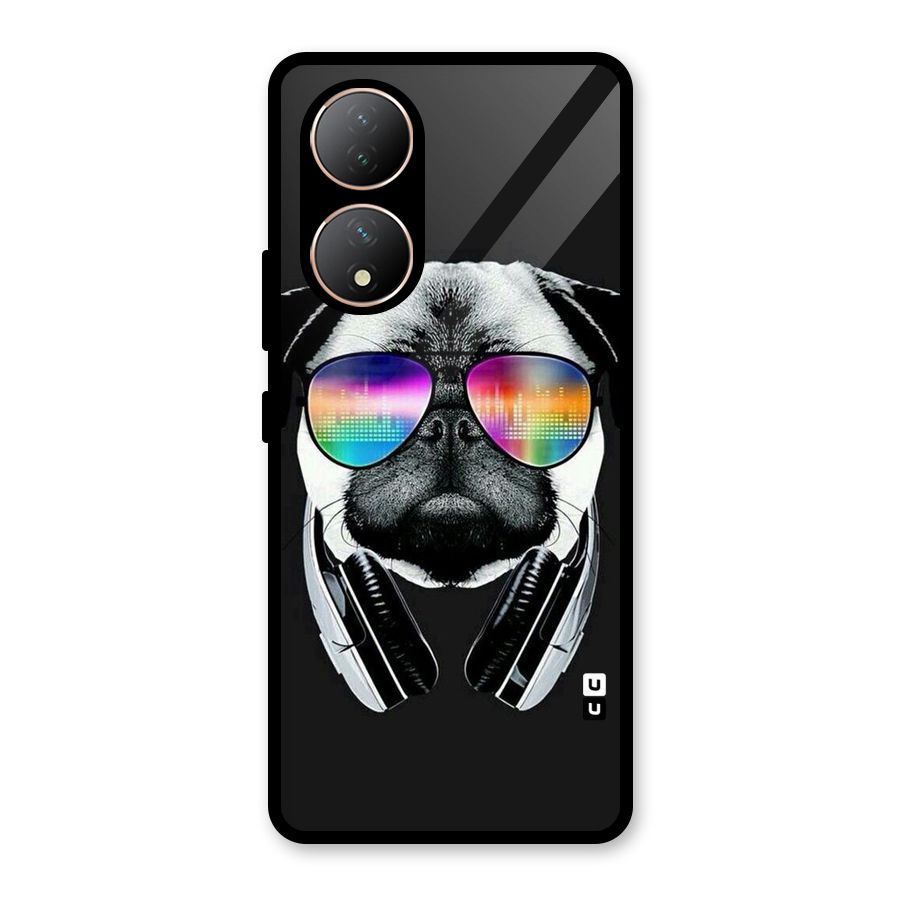 Rainbow Dog Swag Glass Back Case for Vivo Y100A