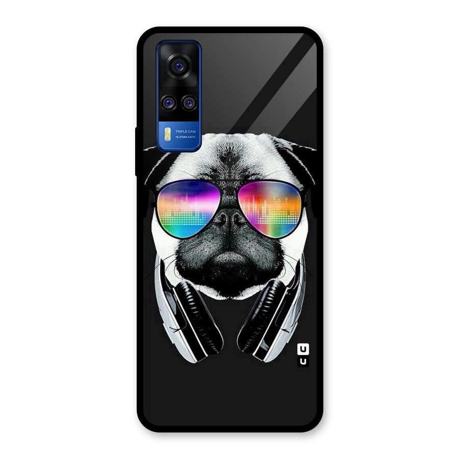 Rainbow Dog Swag Glass Back Case for Vivo Y31