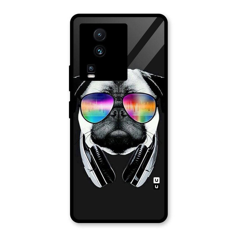 Rainbow Dog Swag Glass Back Case for Vivo iQOO Neo 7 Pro