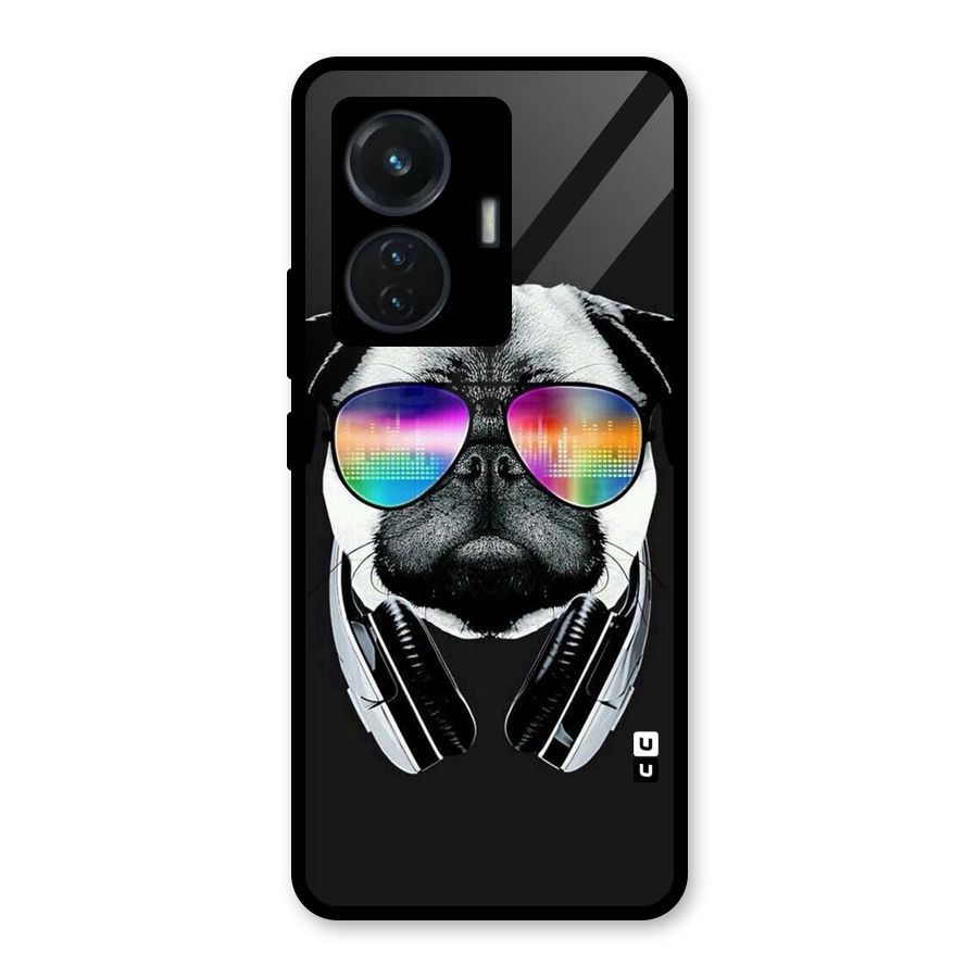 Rainbow Dog Swag Glass Back Case for iQOO Z6 44W