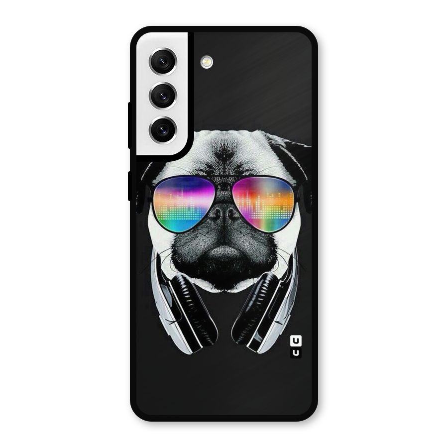 Rainbow Dog Swag Metal Back Case for Galaxy S21 FE 5G
