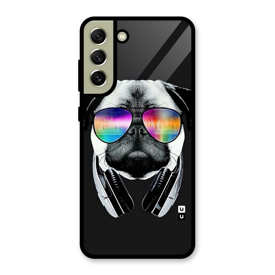 Rainbow Dog Swag Metal Back Case for Galaxy S21 FE 5G (2023)