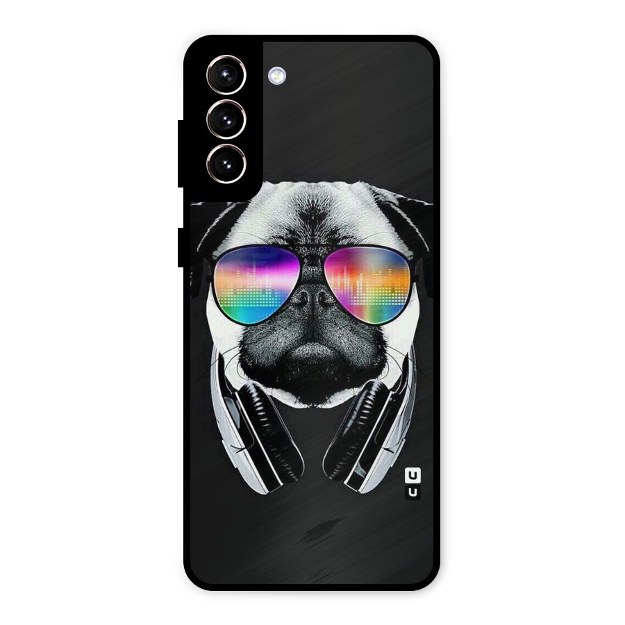 Rainbow Dog Swag Metal Back Case for Galaxy S21 Plus