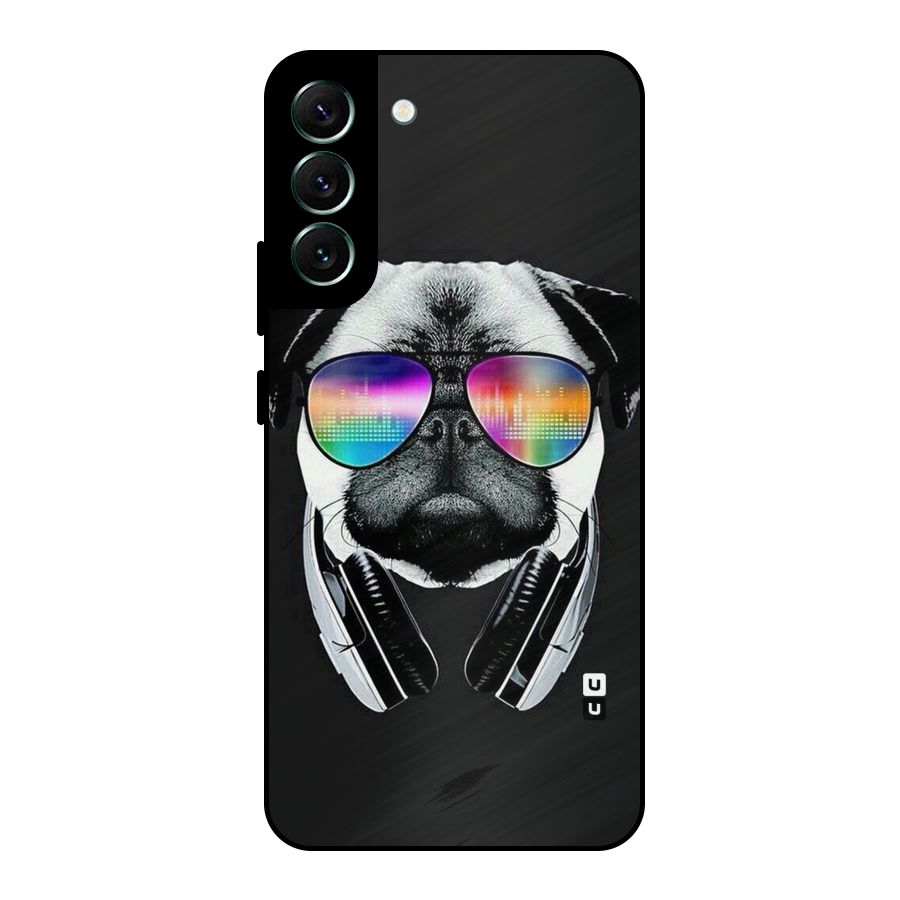 Rainbow Dog Swag Metal Back Case for Galaxy S22 Plus 5G