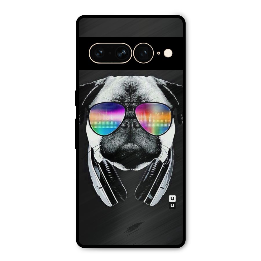 Rainbow Dog Swag Metal Back Case for Google Pixel 7 Pro