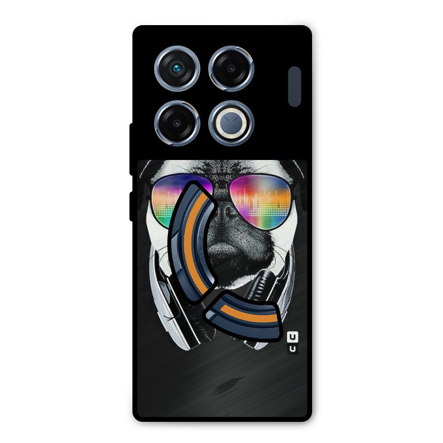Rainbow Dog Swag Metal Back Case for Infinix GT 20 Pro