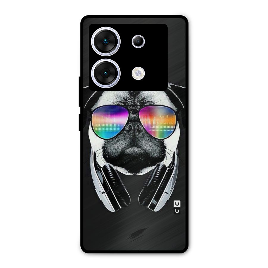 Rainbow Dog Swag Metal Back Case for Infinix Zero 30 5G