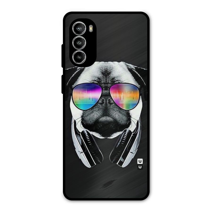 Rainbow Dog Swag Metal Back Case for Moto G52