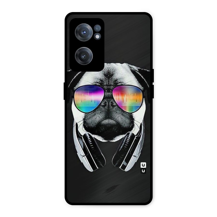 Rainbow Dog Swag Metal Back Case for OnePlus Nord CE 2 5G