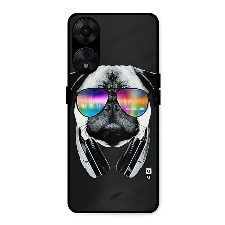 Rainbow Dog Swag Metal Back Case for Oppo A78 5G