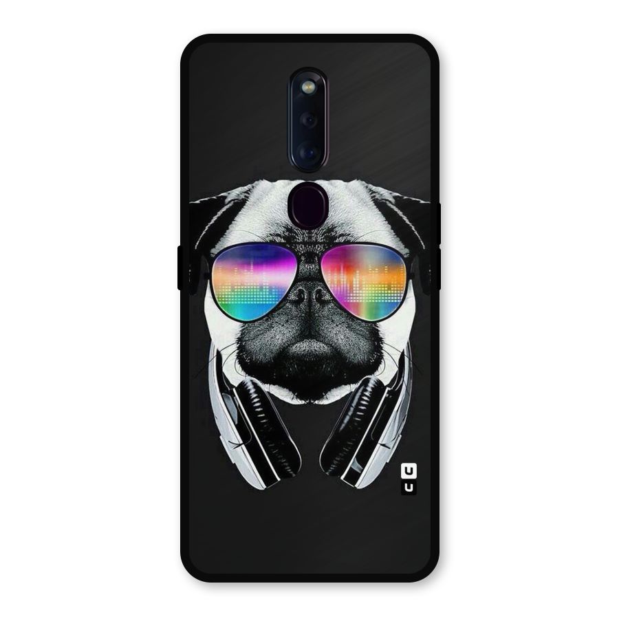 Rainbow Dog Swag Metal Back Case for Oppo F11 Pro