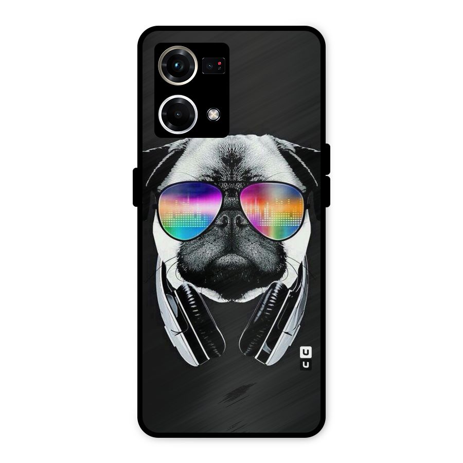 Rainbow Dog Swag Metal Back Case for Oppo F21 Pro 4G