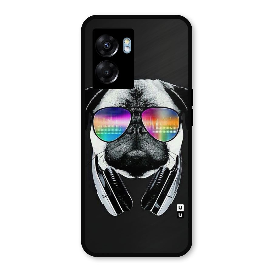 Rainbow Dog Swag Metal Back Case for Oppo K10 (5G)