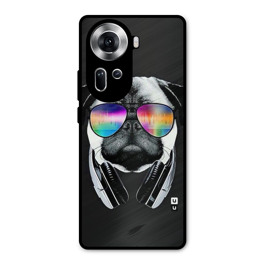 Rainbow Dog Swag Metal Back Case for Oppo Reno11 5G