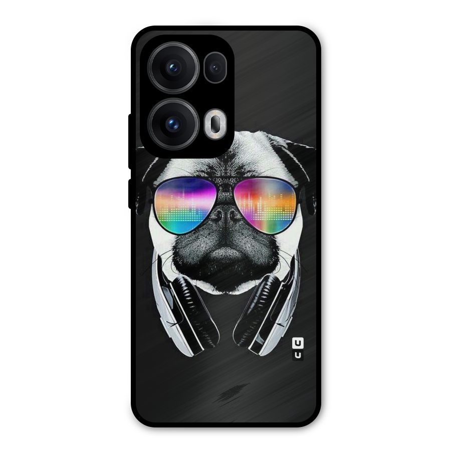 Rainbow Dog Swag Metal Back Case for Oppo Reno13 Pro