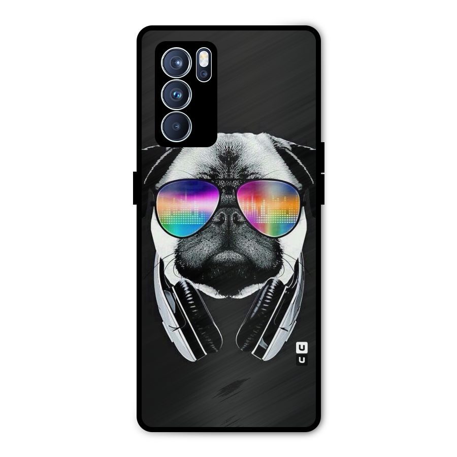 Rainbow Dog Swag Metal Back Case for Oppo Reno6 Pro 5G