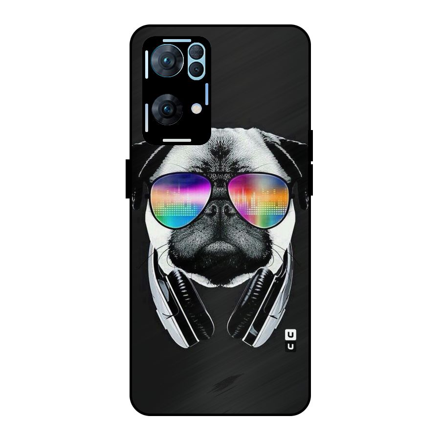Rainbow Dog Swag Metal Back Case for Oppo Reno7 Pro 5G