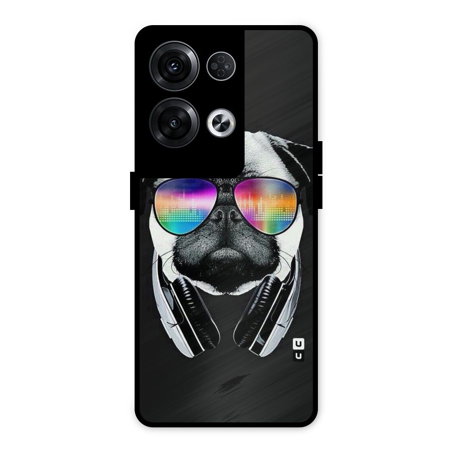 Rainbow Dog Swag Metal Back Case for Oppo Reno8 Pro 5G