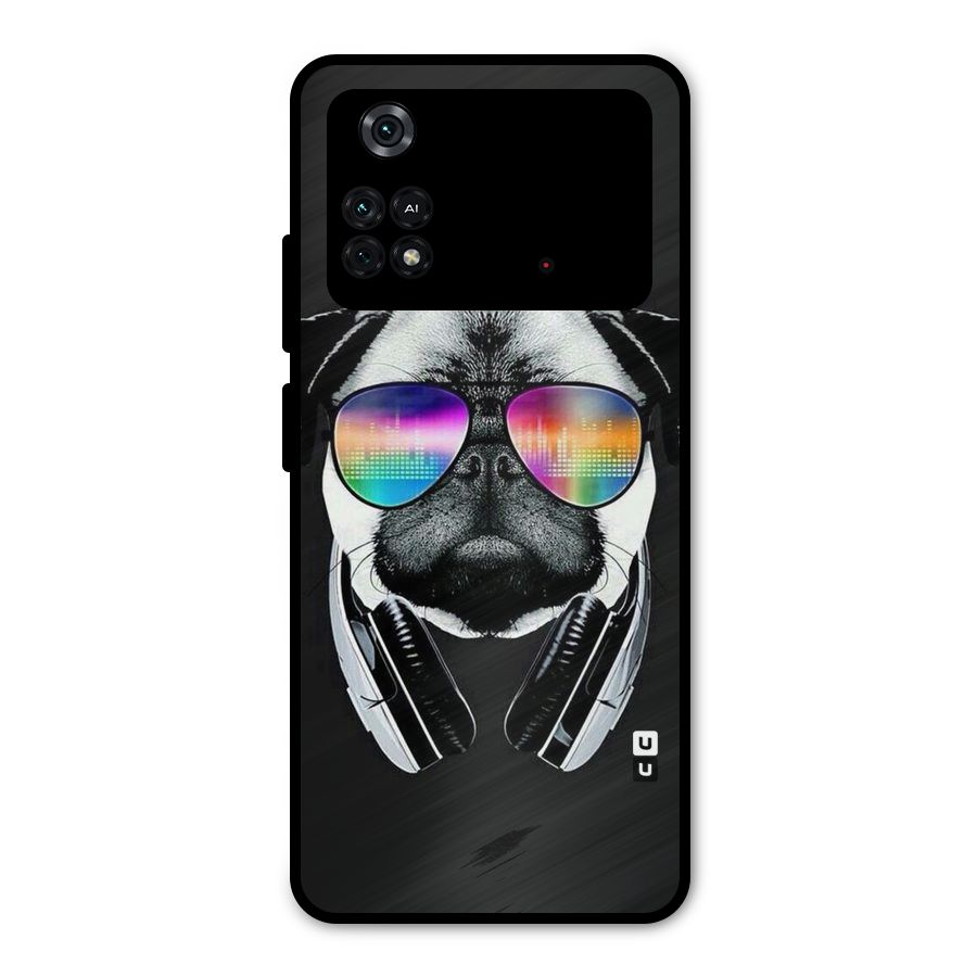 Rainbow Dog Swag Metal Back Case for Poco M4 Pro 4G