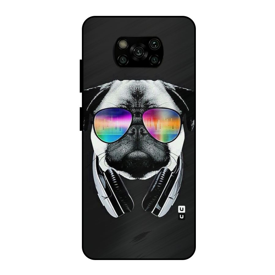 Rainbow Dog Swag Metal Back Case for Poco X3