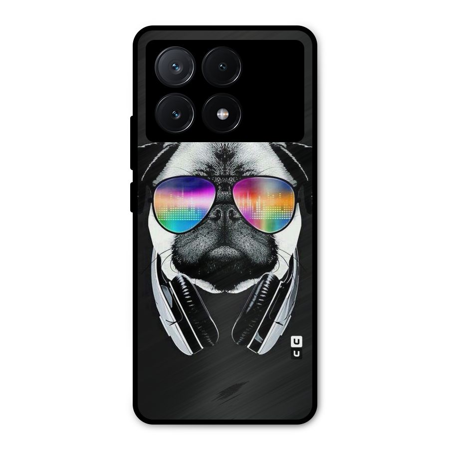 Rainbow Dog Swag Metal Back Case for Poco X6 Pro