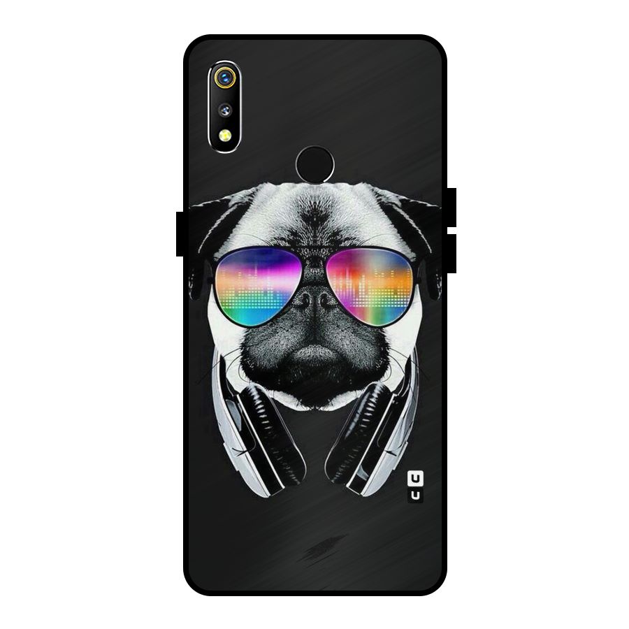 Rainbow Dog Swag Metal Back Case for Realme 3
