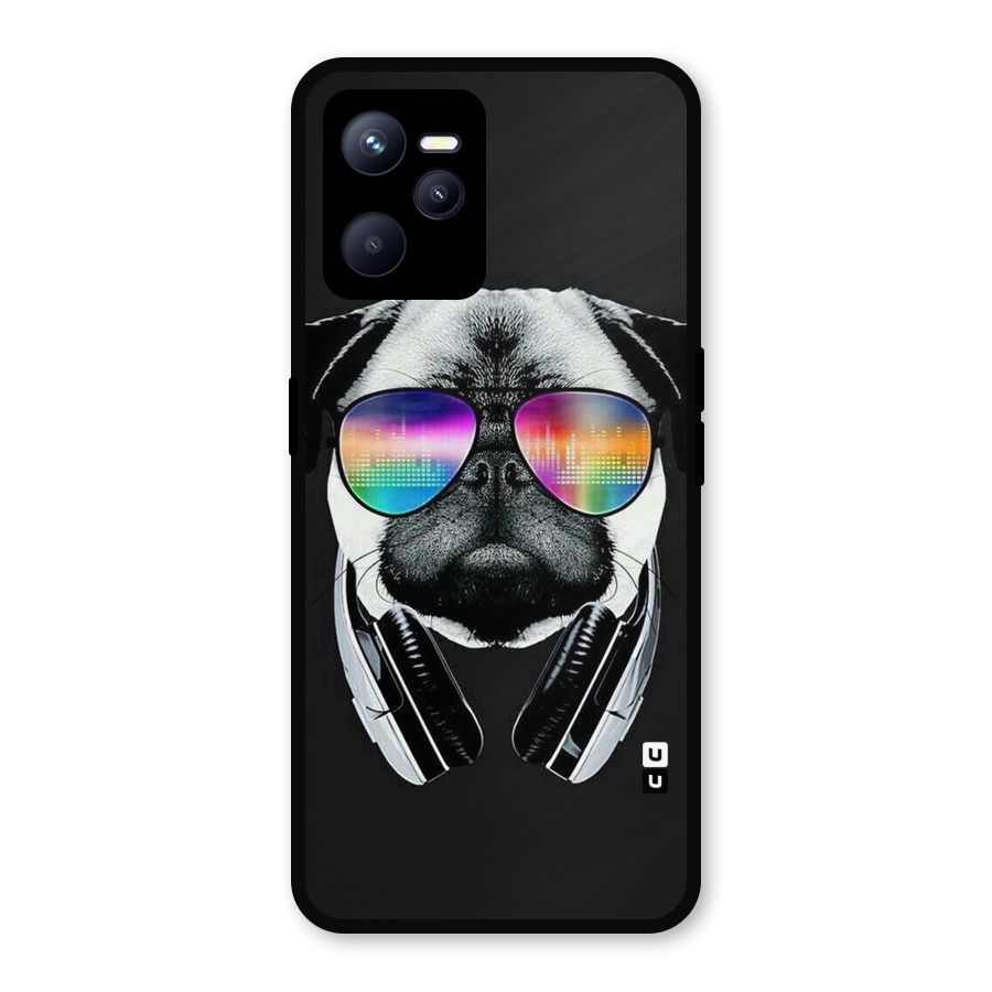 Rainbow Dog Swag Metal Back Case for Realme C35