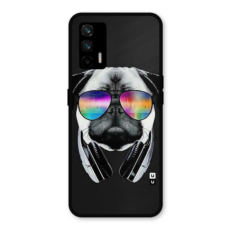 Rainbow Dog Swag Metal Back Case for Realme GT 5G
