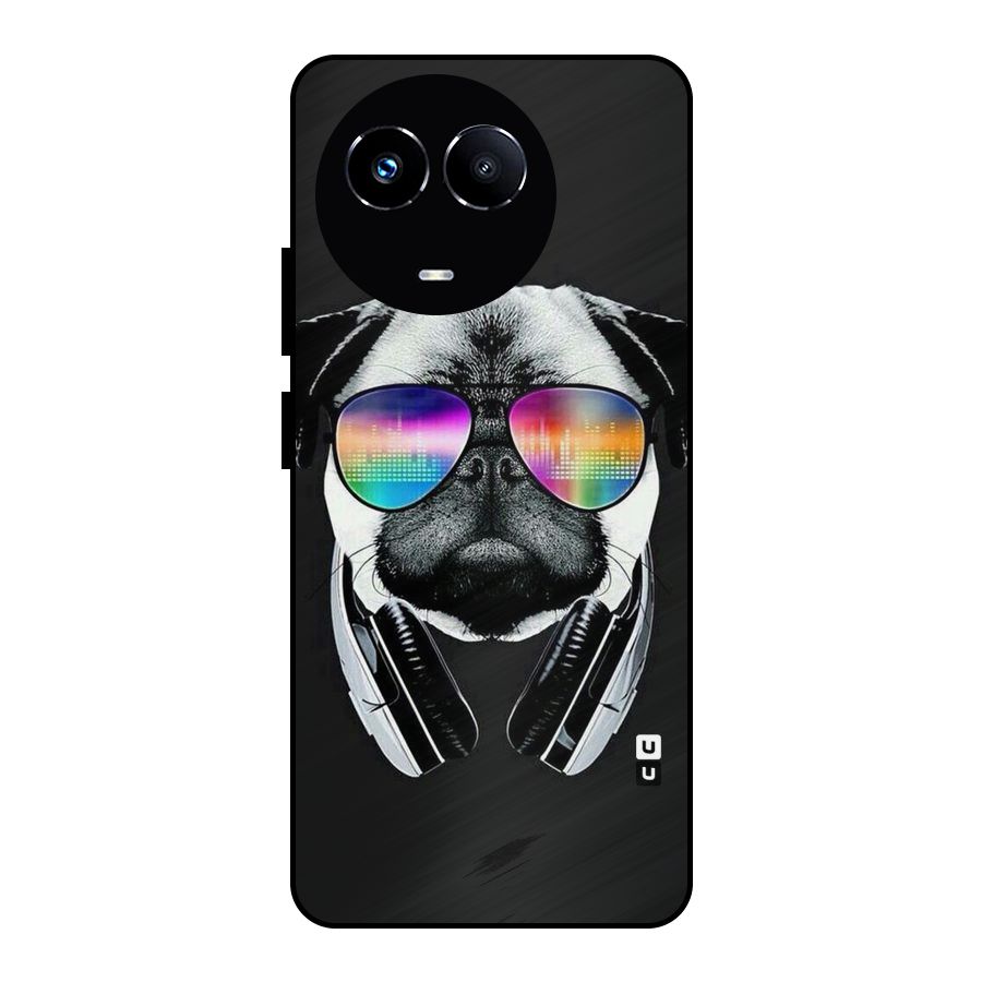 Rainbow Dog Swag Metal Back Case for Realme Narzo 60X