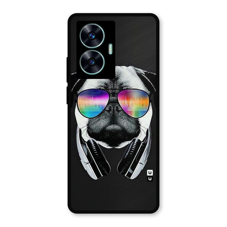 Rainbow Dog Swag Metal Back Case for Realme Narzo N55