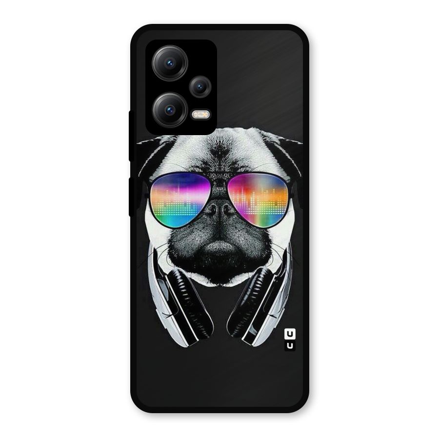Rainbow Dog Swag Metal Back Case for Redmi Note 12 5G