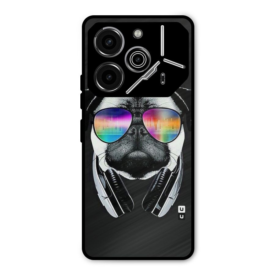 Rainbow Dog Swag Metal Back Case for Tecno Pova 6 Pro