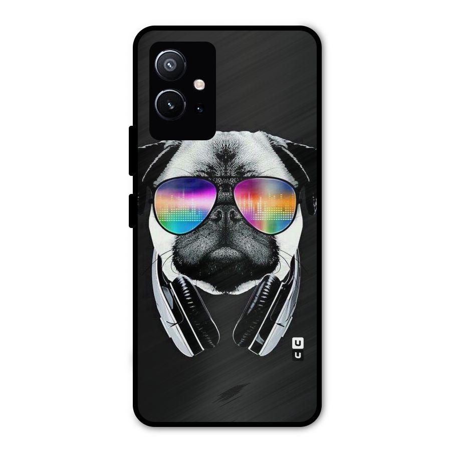Rainbow Dog Swag Metal Back Case for Vivo T1 5G