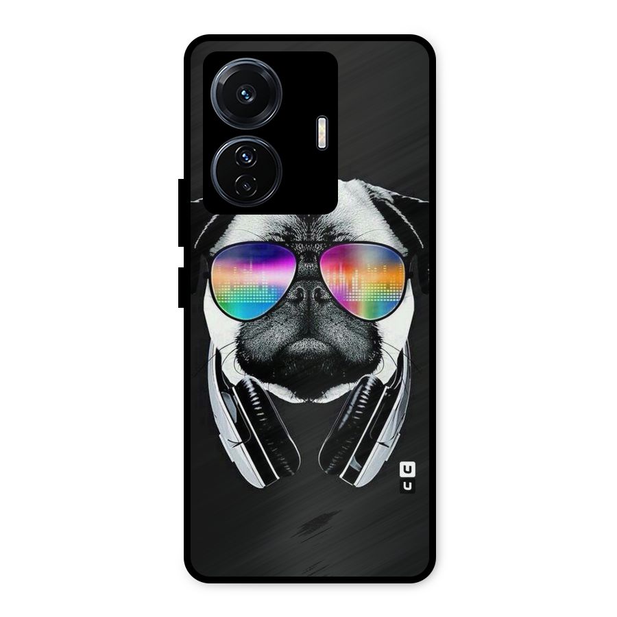 Rainbow Dog Swag Metal Back Case for Vivo T1 Pro