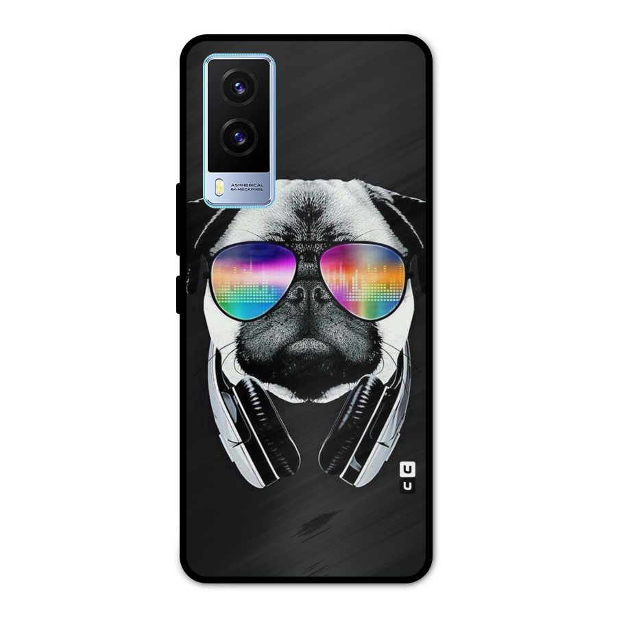 Rainbow Dog Swag Metal Back Case for Vivo V21e 5G