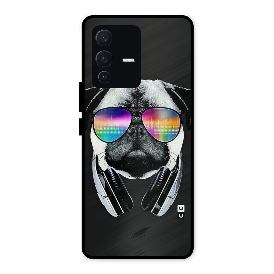 Rainbow Dog Swag Metal Back Case for Vivo V23 5G