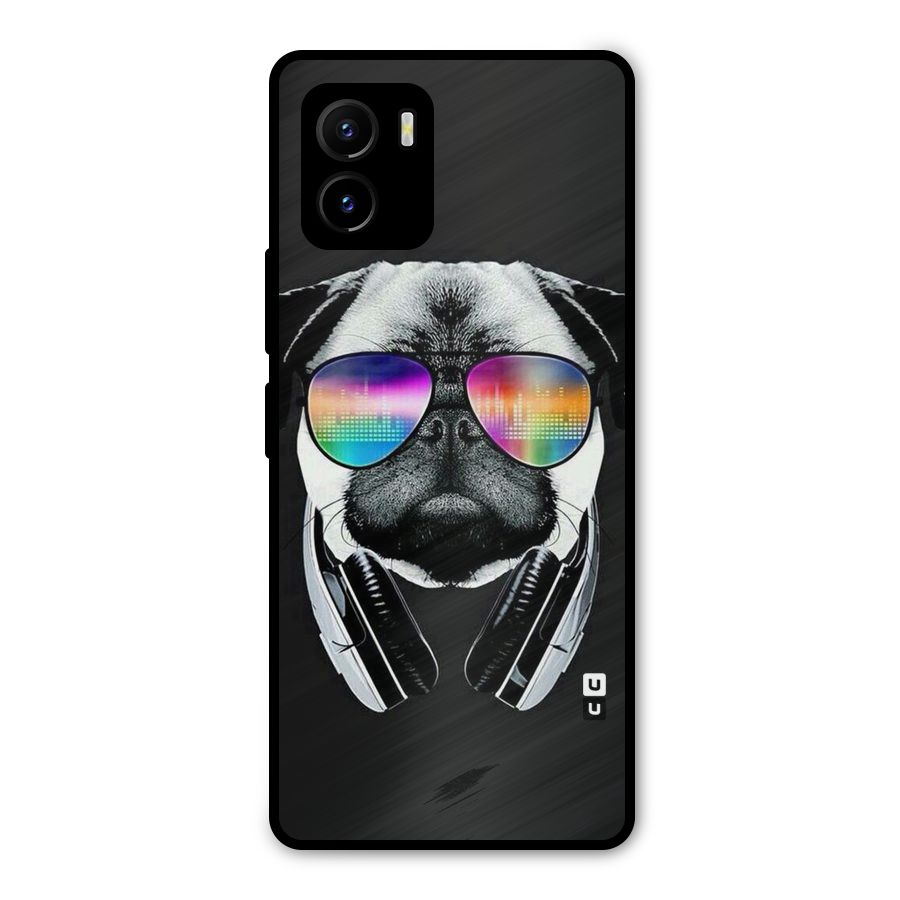 Rainbow Dog Swag Metal Back Case for Vivo Y15s